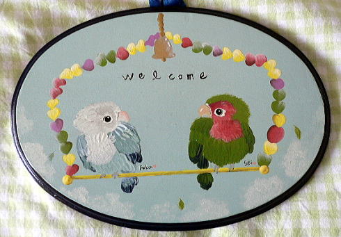 ���܂����}�}��A�ӂ������� welcome�{�[�h��